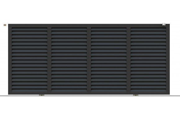 Louvered Sliding Gates