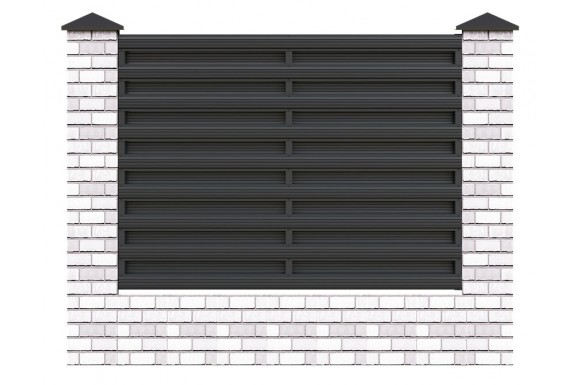 Custom Horizontal Picket Fence Panel